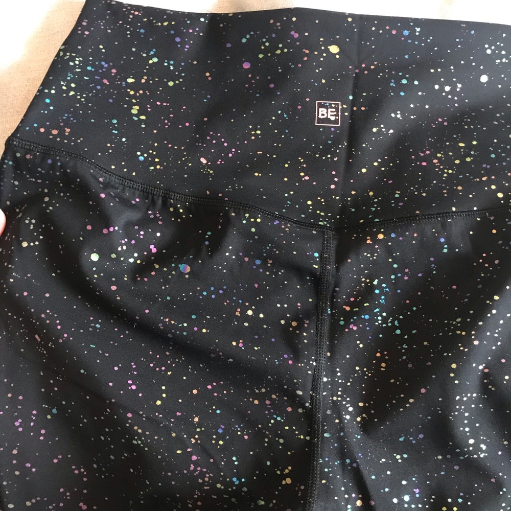 Rainbow Shimmer Black Leggings - Picture 3 of 5